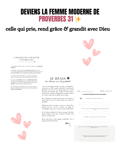 L'Intentionnelle 🎀 Ton carnet pour apaiser ton mental avec Dieu