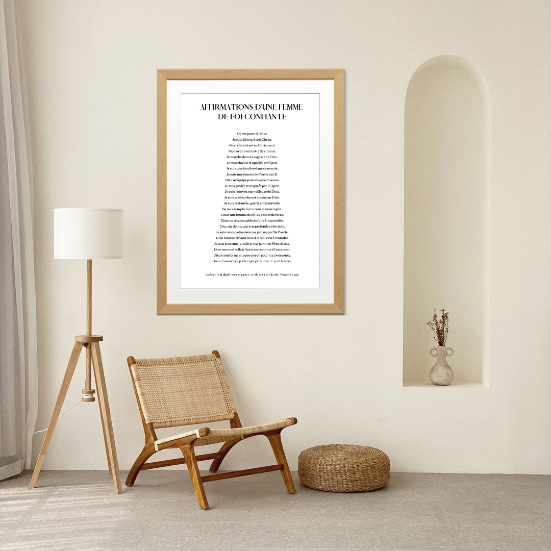 Affiches Foi & Confiance ✨ Pack 3 Posters